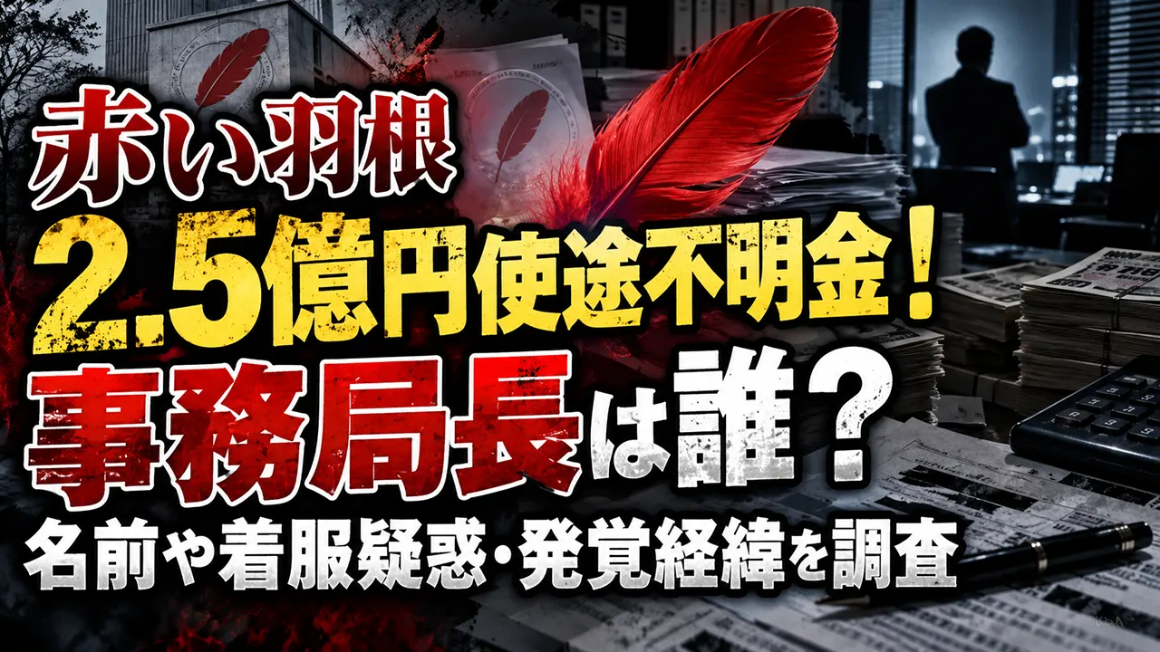 赤い羽根2.5億円使途不明金!事務局長は誰?名前や着服疑惑・発覚経緯を調査