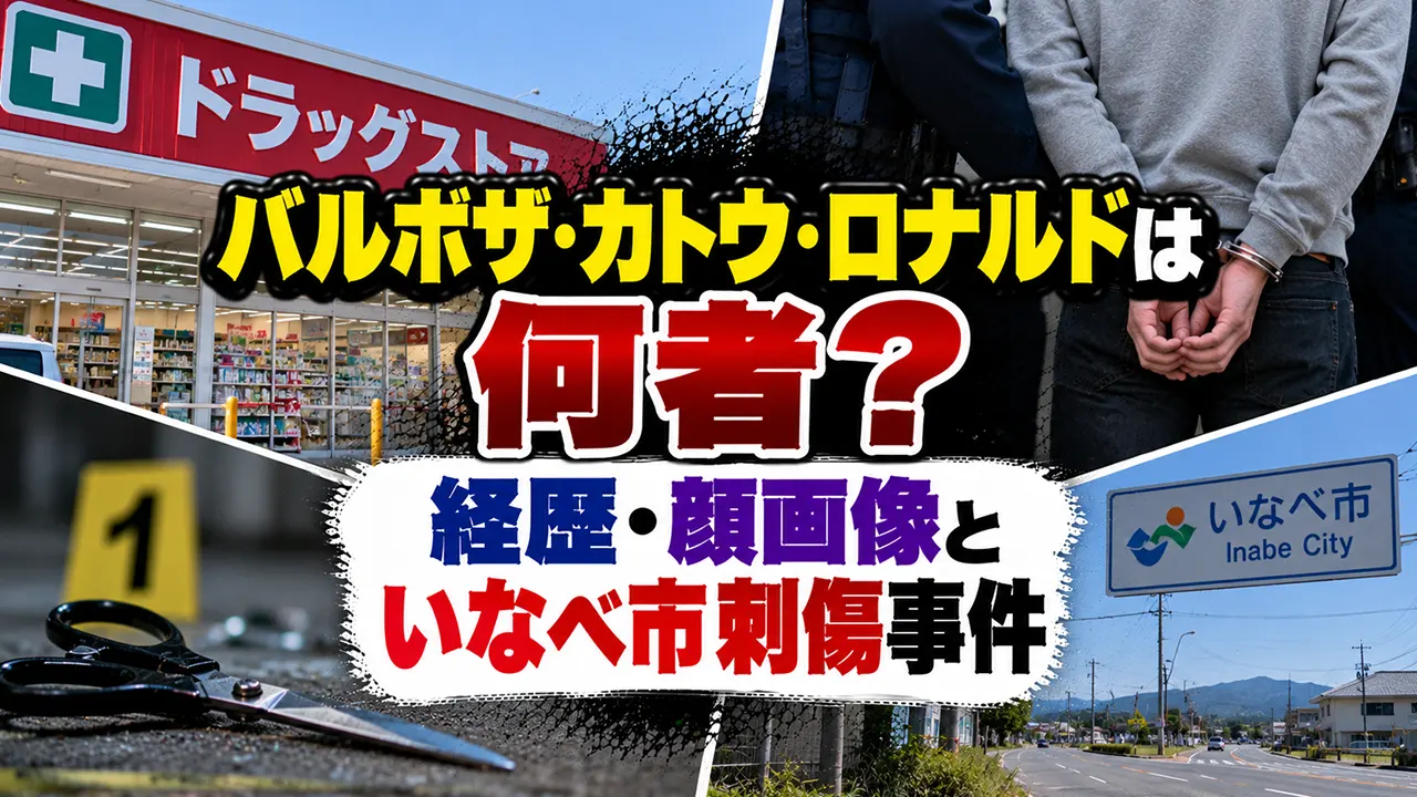 バルボザ・カトウ・ロナルドは何者?経歴・顔画像といなべ市刺傷事件