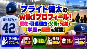 ブライト健太のwikiプロフィール！現在・引退理由・父母・兄弟・学歴や経歴を解説
