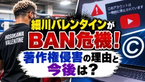 細川バレンタインがBAN危機！著作権侵害の理由と今後は？