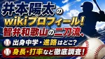 井本陽太のwikiプロフィール！智弁和歌山の二刀流、出身中学・進路や身長・打率を調査