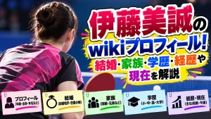 伊藤美誠のwikiプロフィール!結婚・家族・学歴・経歴や現在を解説