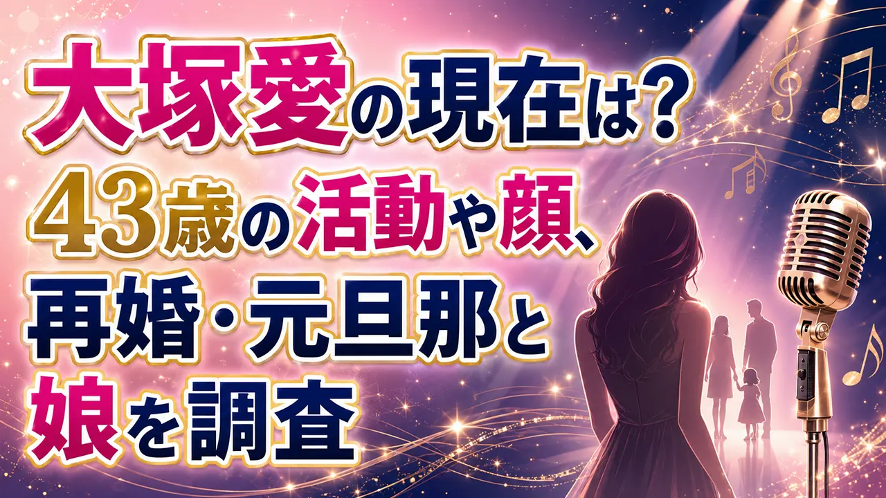 大塚愛の現在は?43歳の活動や顔、再婚・元旦那と娘を調査