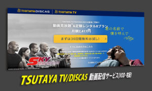 【TSUTAYA TV】【TSUTAYA DISCAS】動画サービスの違いを詳しく解説