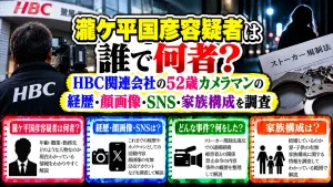 瀧ケ平国彦容疑者は誰で何者?HBC関連会社の52歳カメラマンの経歴・顔画像・SNS・家族構成を調査