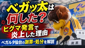 ベガッ太は何した？ヒグマ発言で炎上した理由とベガルタ仙台の謝罪・処分を解説
