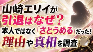 山崎エリイが引退はなぜ？本人ではなく「さとうめる」だった！理由や真相を調査